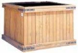 Vaso legno Acacia quadrato